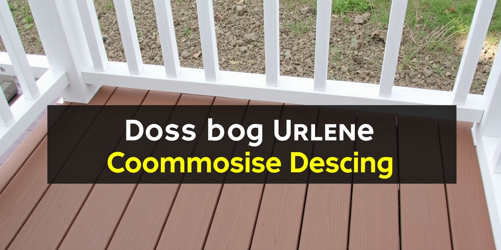 does dog urine stain composite decking