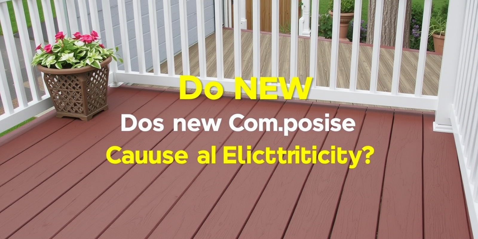 does new composite decking cause static electricity