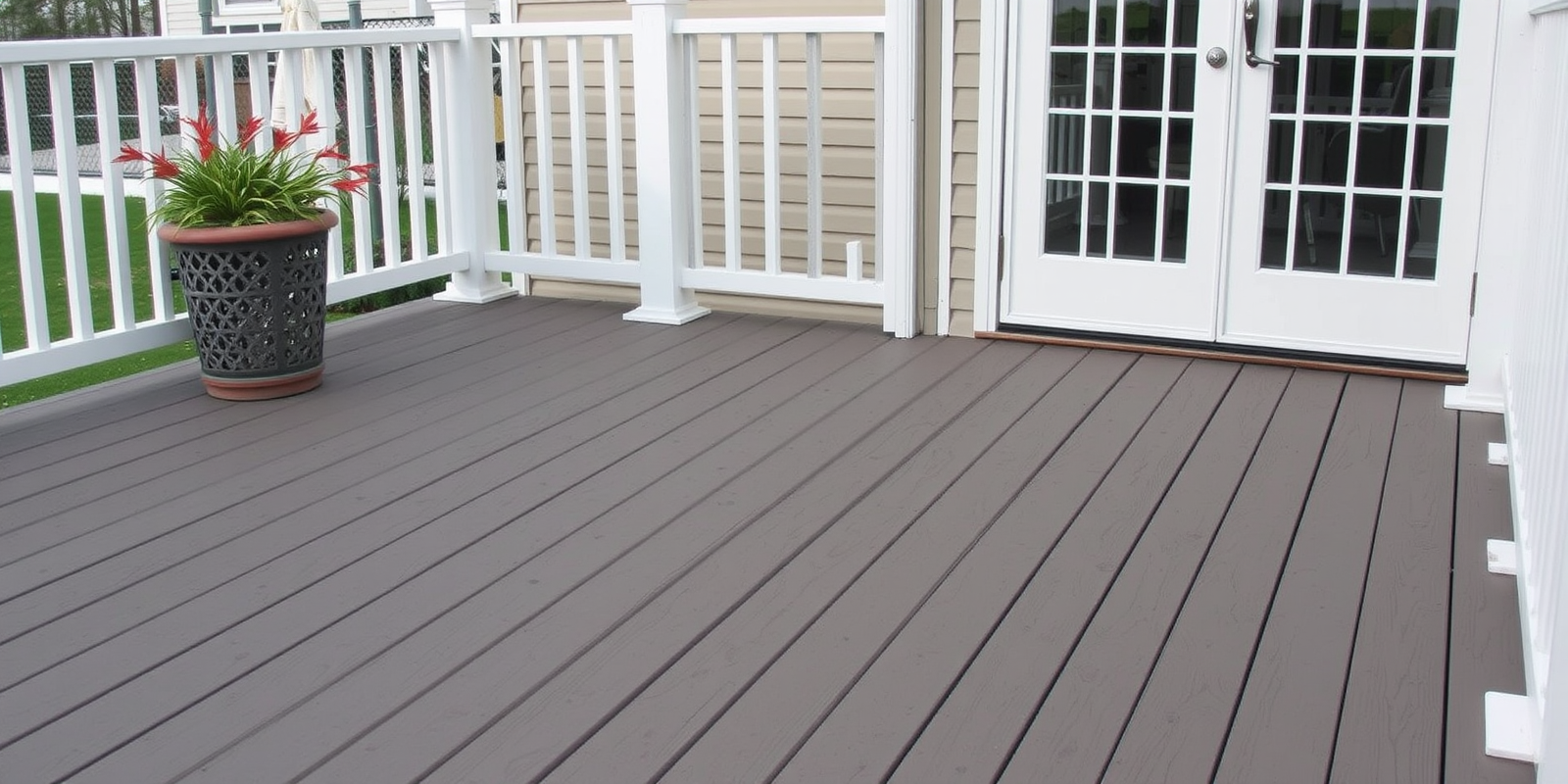 does rock salt damage composite decking