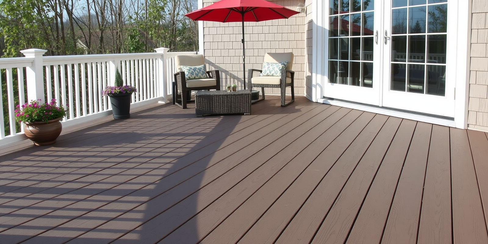 does timbertech composite decking get hot in the sun