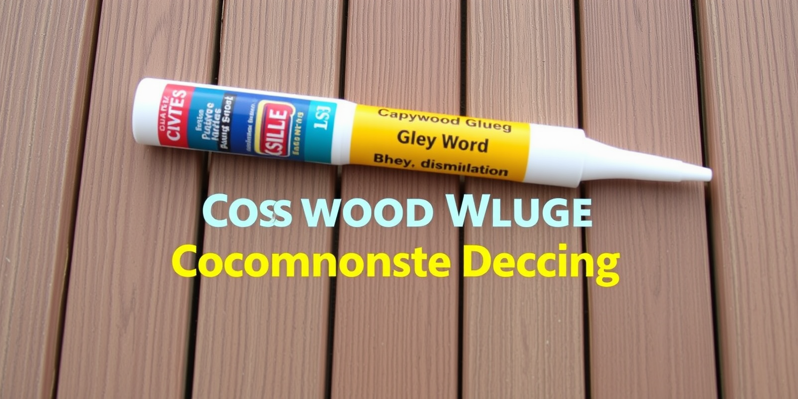 does wood glue work on composite decking