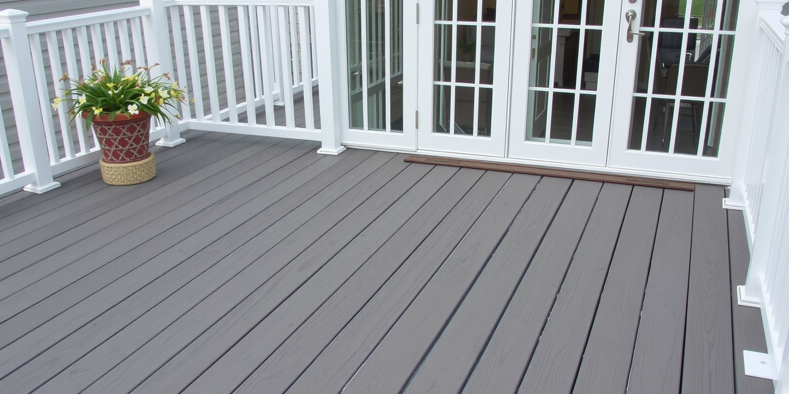 driftwood gray composite decking