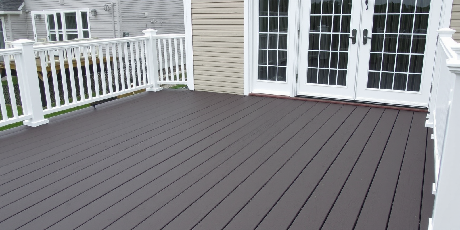 dual composite decking