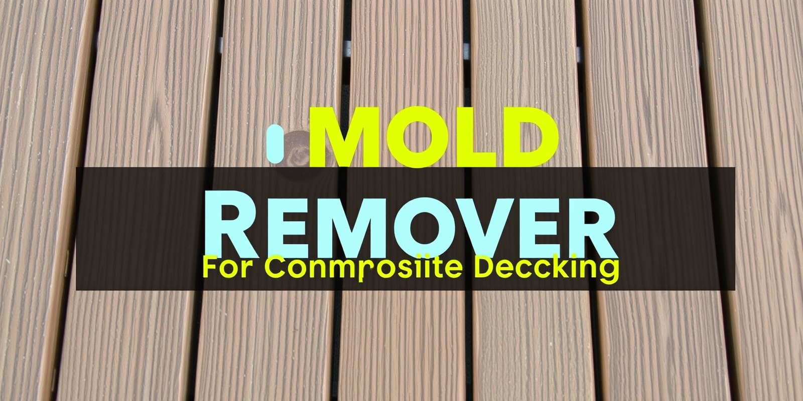 Eco-Friendly DIY Mold Remover for Composite Decking