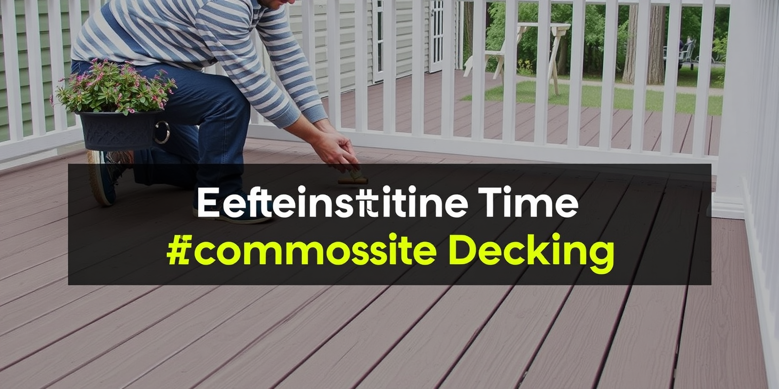 Efficient Installation Time for Composite Decking: Tips and Tricks