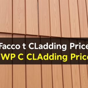 Factors Influencing WPC Cladding Price: A Guide for Builders and Architects