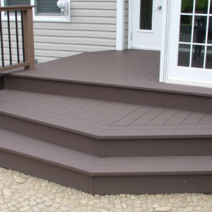 front step ideas composite decking