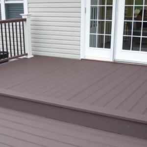 front stoop composite decking