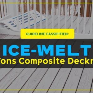 Guidelines for Using Ice Melt on Your Composite Deck