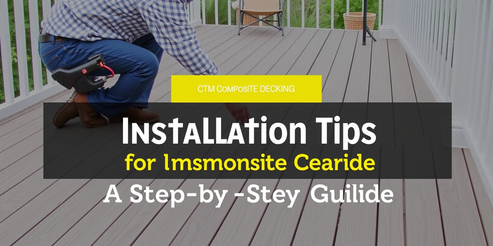 Installation Tips for CTM Composite Decking: A Step-by-Step Guide