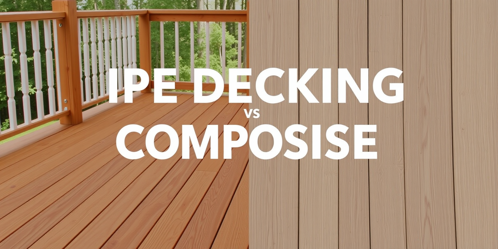 Ipe Decking vs Composite: Weighing the Cost Factors