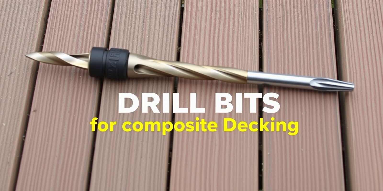 Maintenance Tips: Drill Bits for Composite Decking Repairs