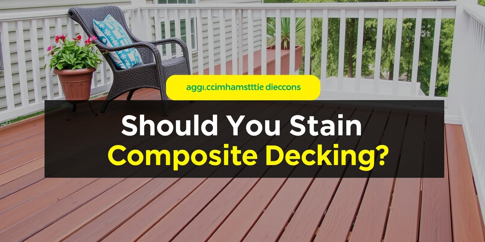 Maintenance Tips: Should You Stain Composite Decking?