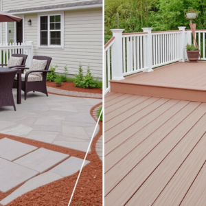 patio vs composite decking