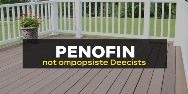 Penofin vs. Traditional Sealants: The Choice for Composite Decking