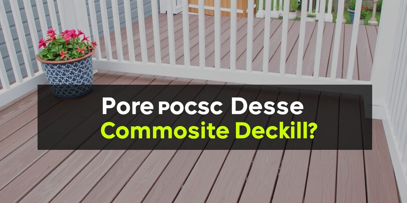 Preventing Composite Deck Damage: Does Rock Salt Play a Role?