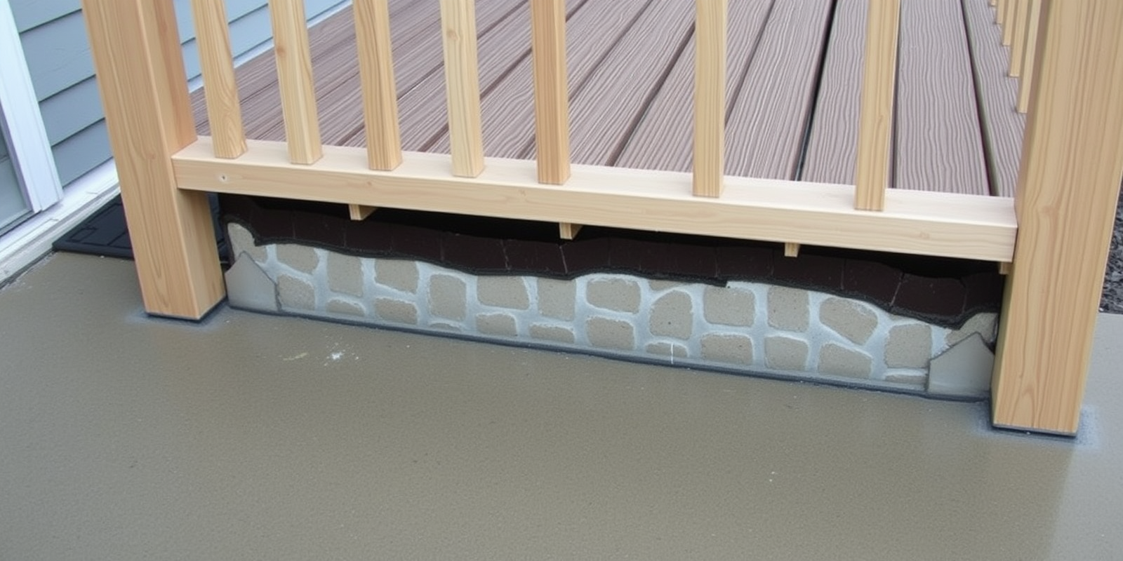 Preventing Composite Decking Damage from Concrete Moisture