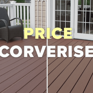 price difference between composite decking