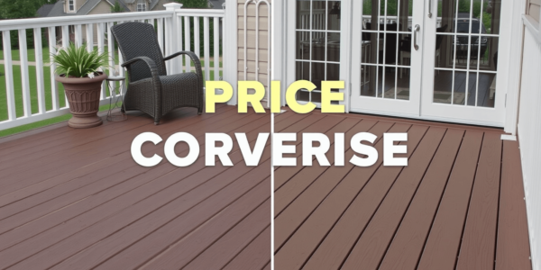 price difference between composite decking