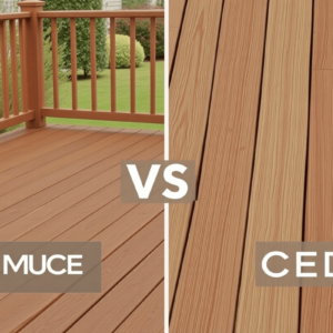 price of composite decking vs. cedar