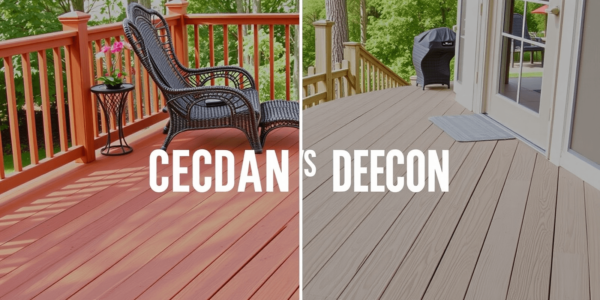 pros and cons cedar decking vs composite