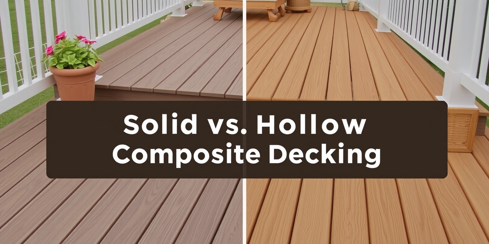 Solid vs. Hollow Composite Decking: Which Should You Choose?