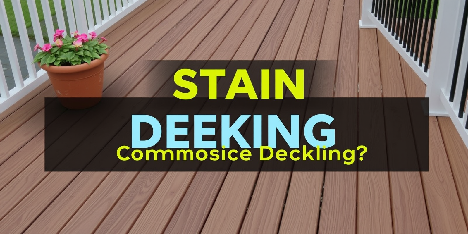 Stain Resistance of Composite Decking: Myth or Reality?