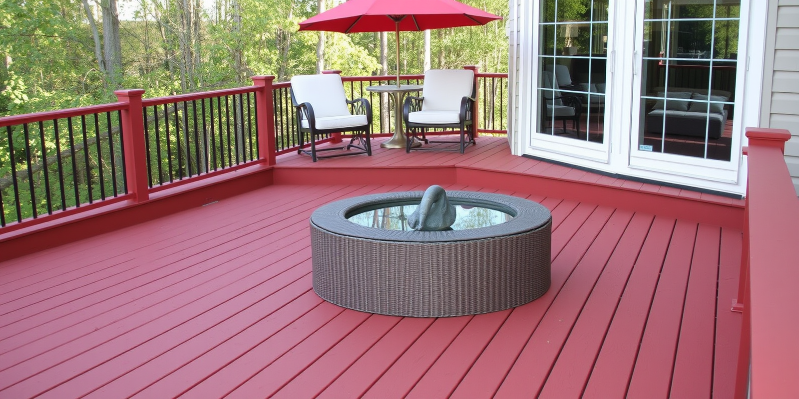 The Advantages of Composite Red Decking Over Traditional Wood