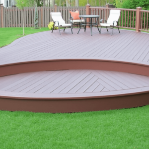 The Future of Outdoor Design: Premade Curved Composite Decking