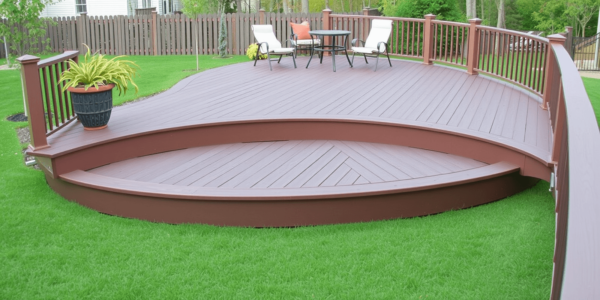 The Future of Outdoor Design: Premade Curved Composite Decking