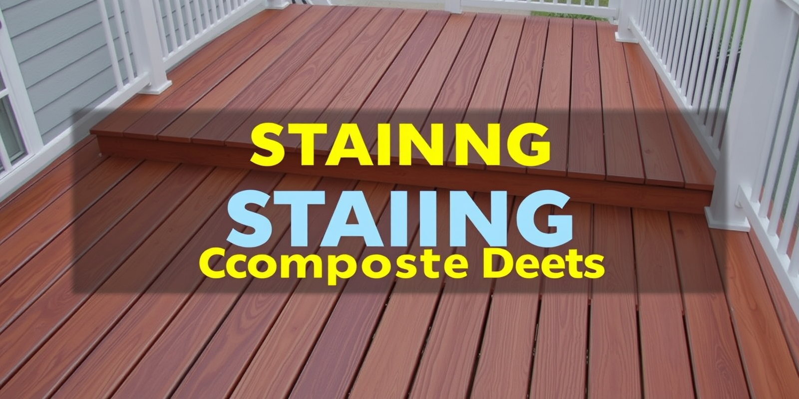 The Impact of Staining on Composite Deck Maintenance