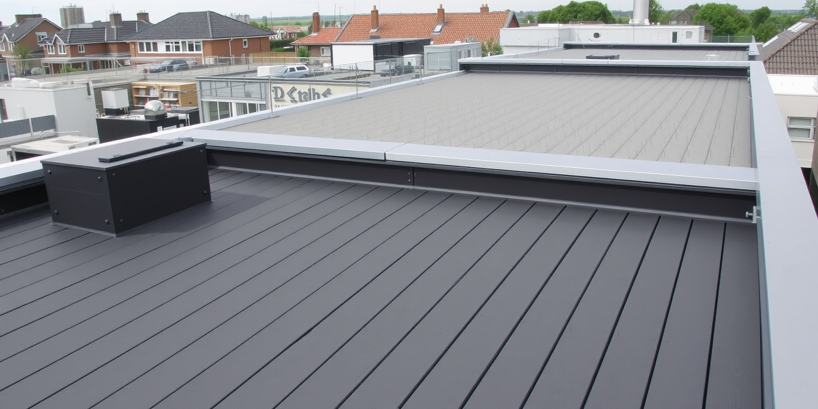 The Role of Composite Flat Roof Decking in Sustainable Construction