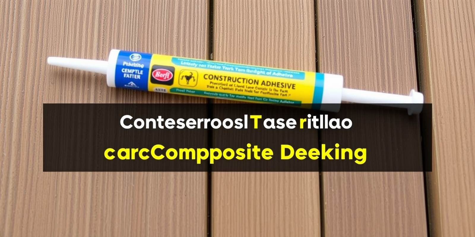 Top Tips for Using Construction Adhesive on Composite Decking