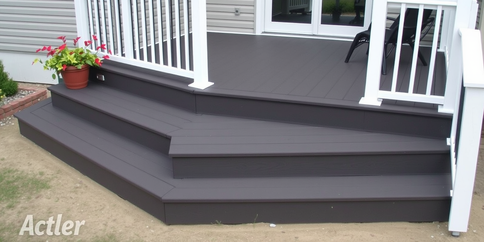 Transform Your Concrete Steps into Composite Beauty