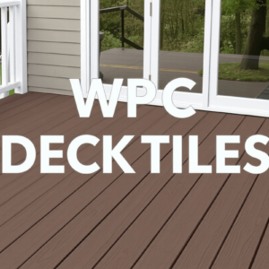 Transform Your Deck with Easy-Install WPC 2 x 1 Deck Tiles