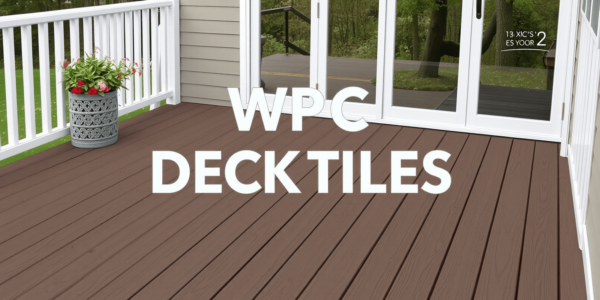 Transform Your Deck with Easy-Install WPC 2 x 1 Deck Tiles