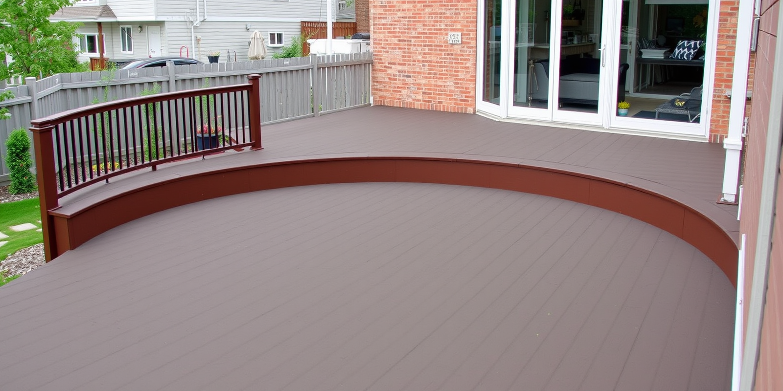 Transform Your Toronto Yard with Curved Composite Decking