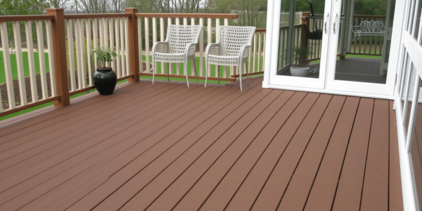 wild field brown wpc decking