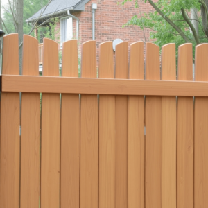 wood grain composite fencing