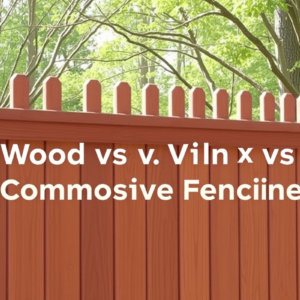 Wood vs Vinyl vs Composite Fencing: A Comprehensive Guide