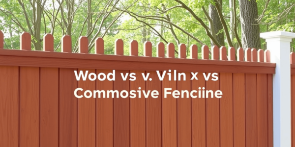 Wood vs Vinyl vs Composite Fencing: A Comprehensive Guide