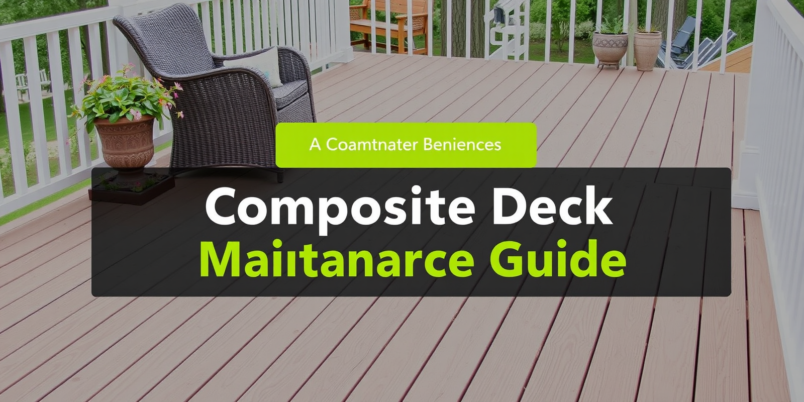 Year-Round Composite Deck Maintenance Guide