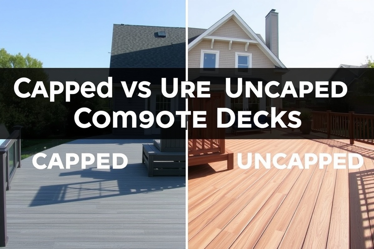 Capped vs Uncapped Composite Decking: What’s the Difference?