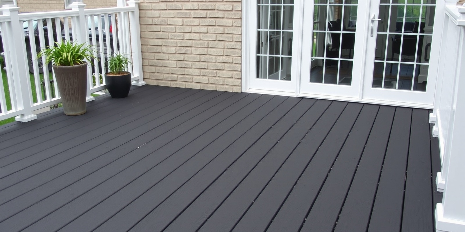 charcoal composite decking