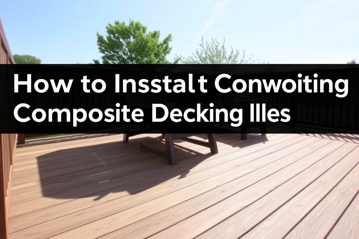 Choosing and Installing Composite Decking Tiles: Your Complete DIY Manual