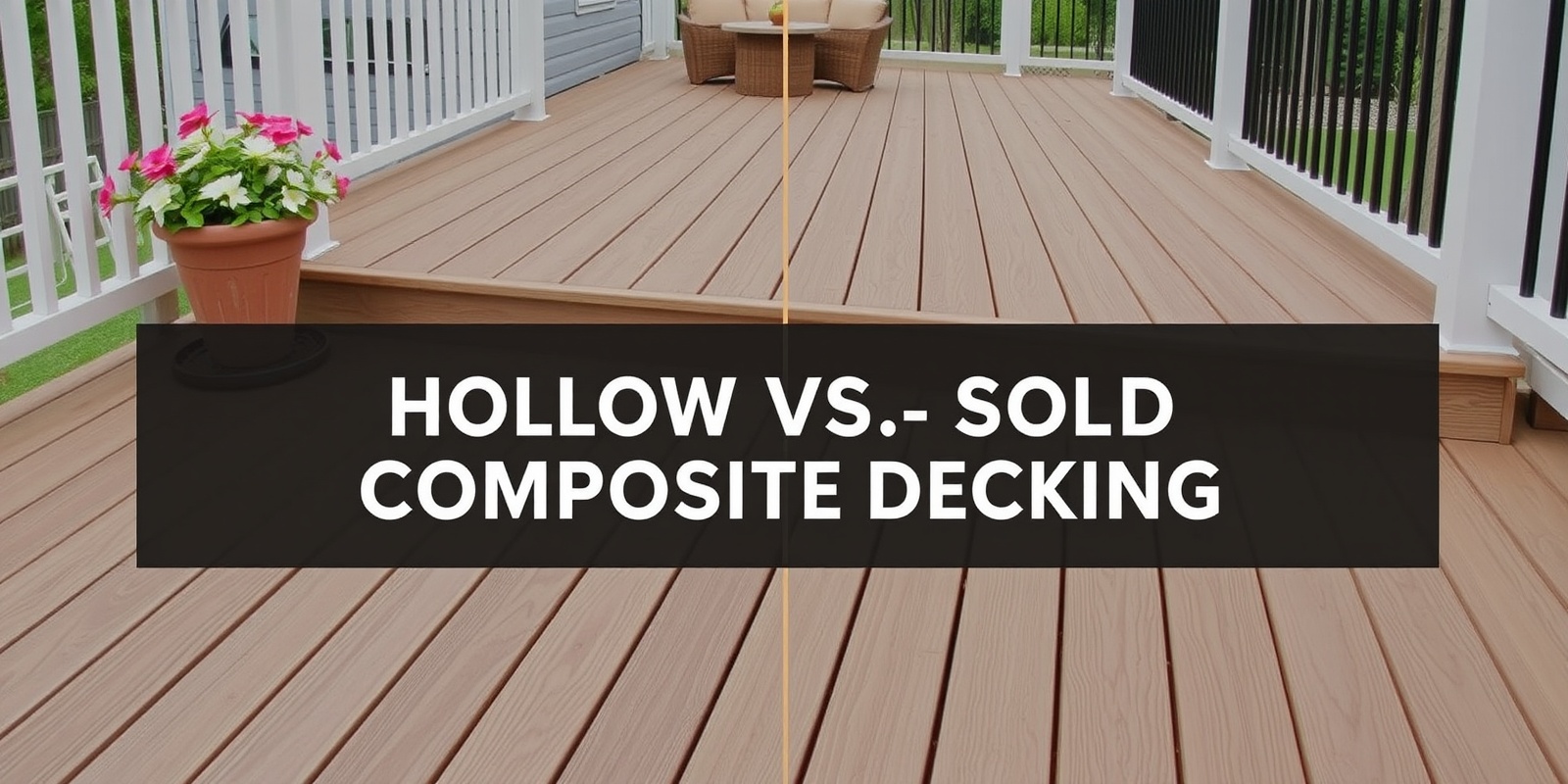 Choosing Between Hollow and Solid Composite Decking: A Comprehensive Guide