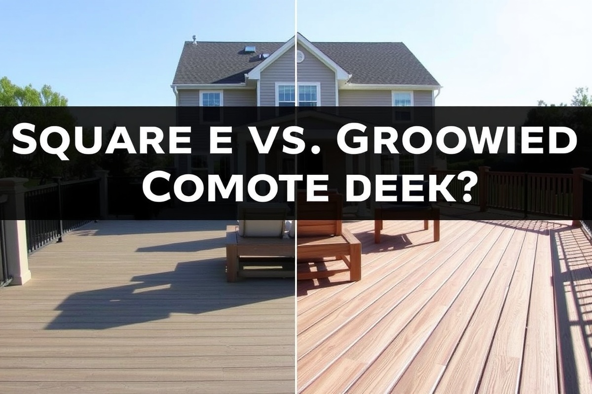 Choosing Between Square and Grooved Composite Decking: Which is Right for You?