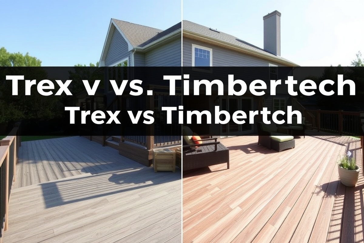 Choosing Between Trex and Timbertech Composite Decking: Which is Right for You?