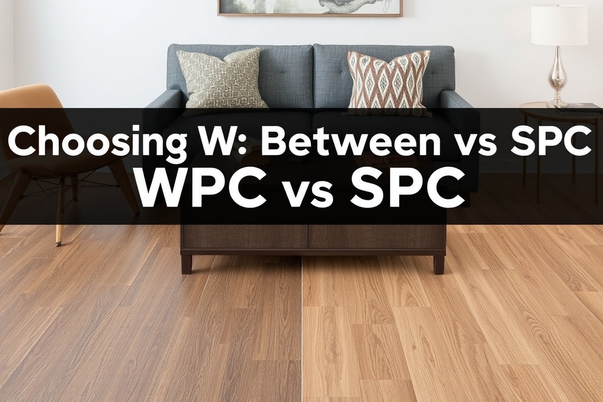 Choosing Between WPC and SPC Vinyl Flooring: A Comprehensive Guide