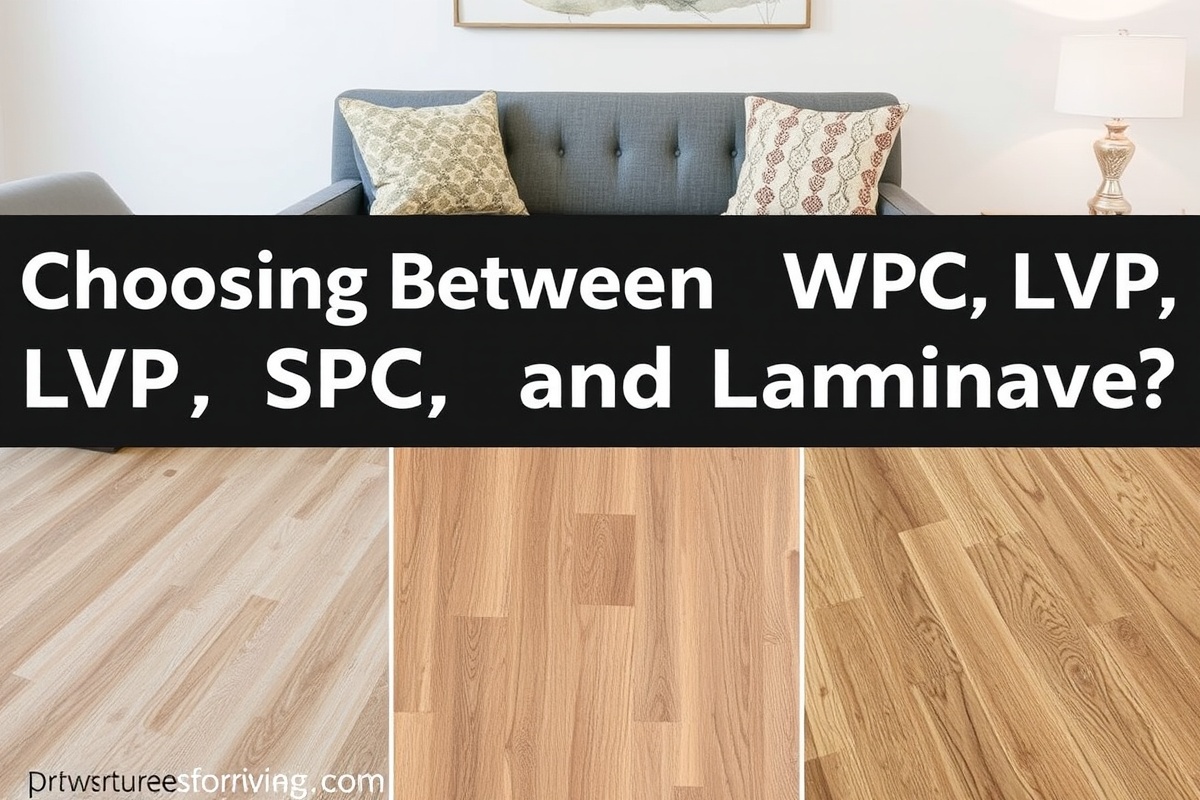 Choosing Between WPC, LVP, SPC, and Laminate Flooring: Key Considerations